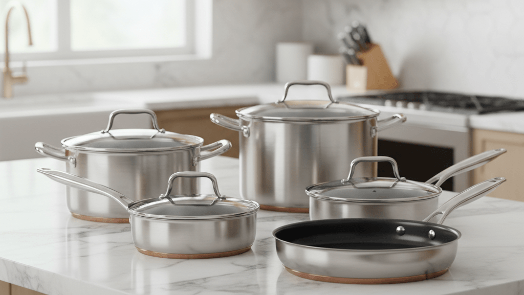 Best nonstick cookware sets for induction stovetops display