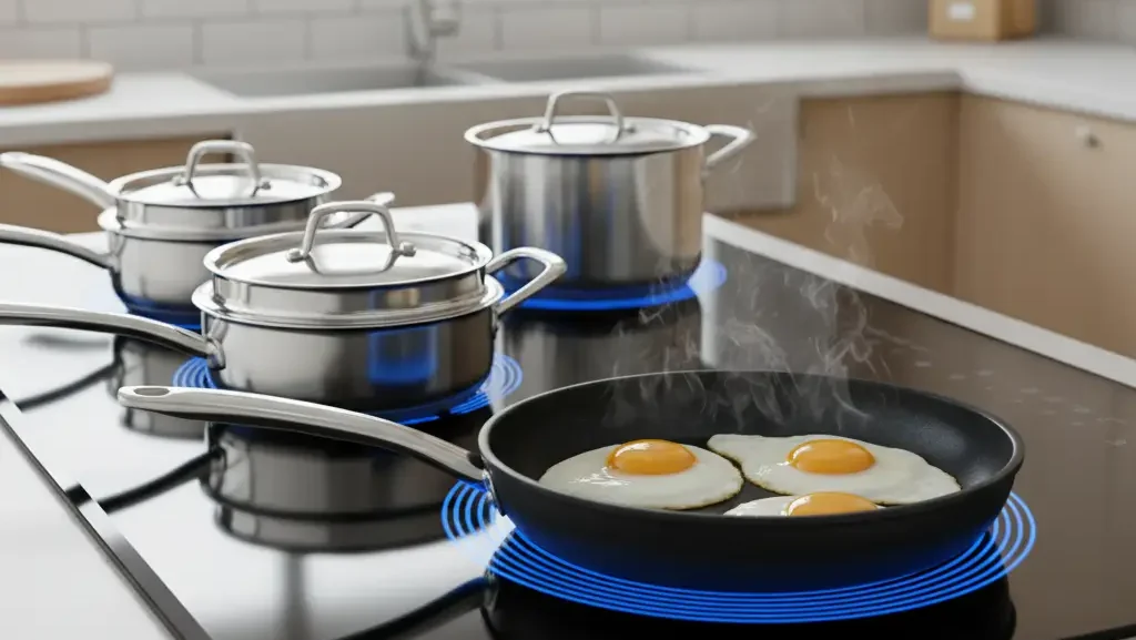 Best nonstick cookware for induction stovetops on modern induction cooktop