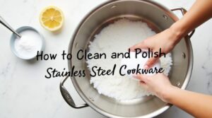 Clean and Polish Stainless Steel Cookware feature image