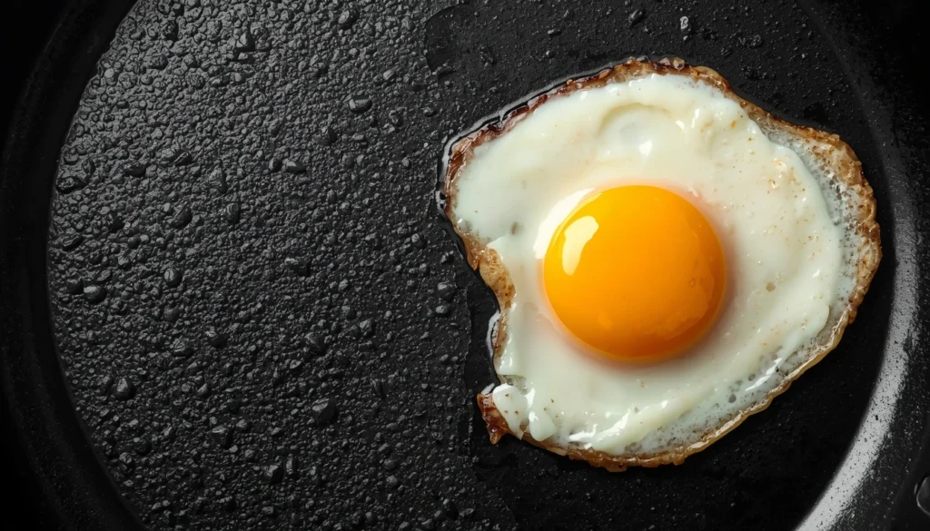 Smooth versus rough cast iron skillet cooking surface comparison