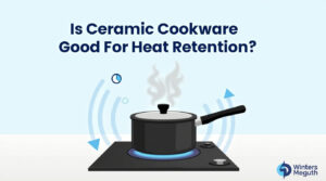 Ceramic cookware on stovetop demonstrating heat retention properties - complete guide to ceramic pot and pan temperature performance