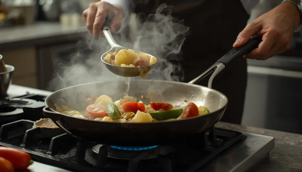 Common cooking mistakes that cause food to stick to titanium pans