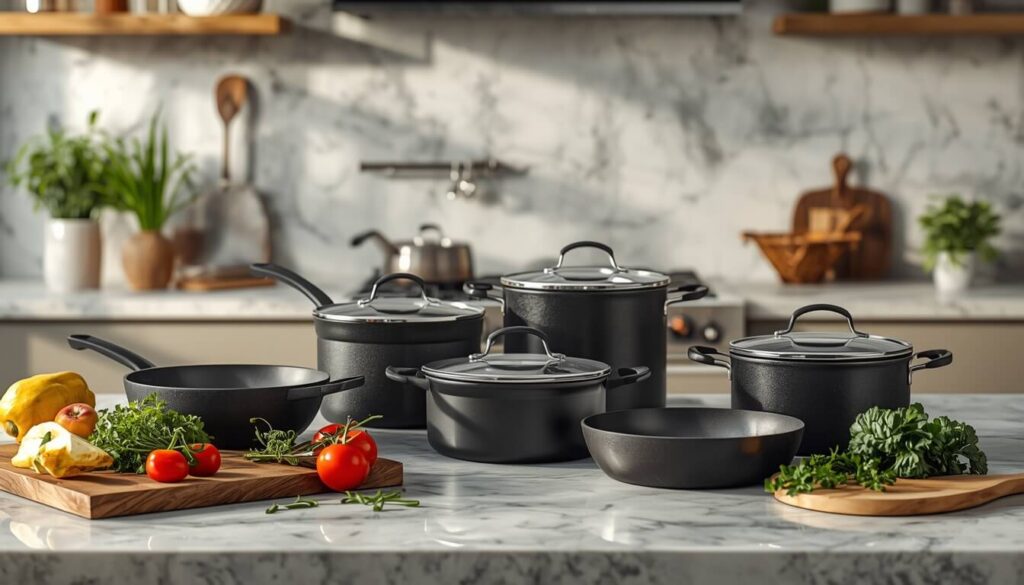 Premium non-toxic cookware collection for healthy cooking