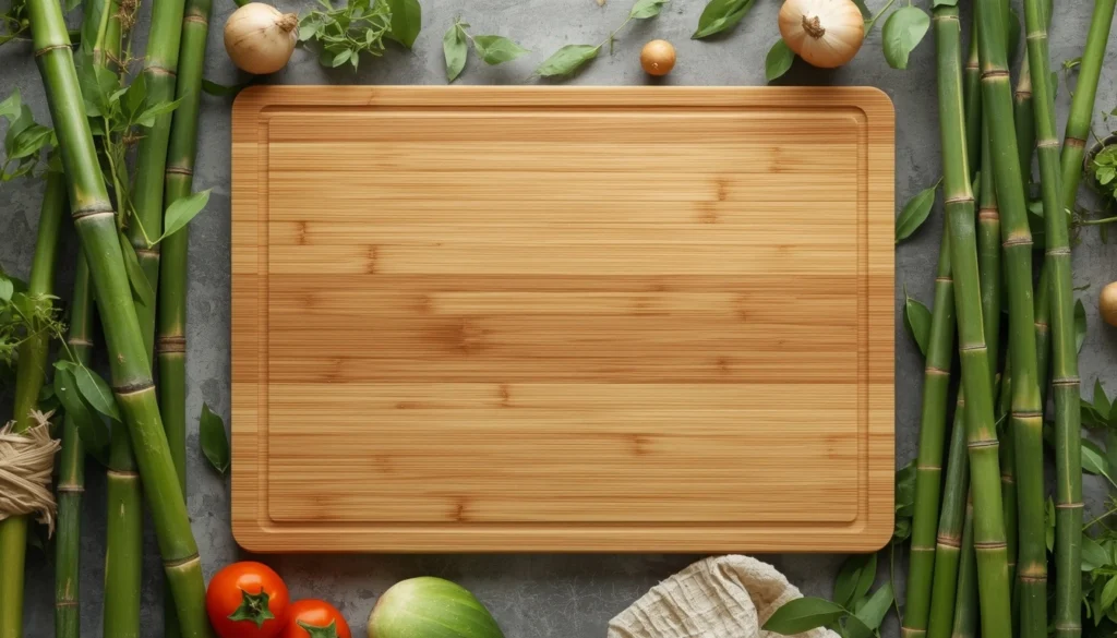 Bamboo cutting board highlighting eco-friendly benefits and adhesive considerations