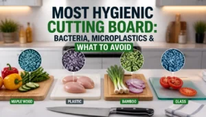Most hygienic cutting board comparison of wood plastic bamboo and glass boards