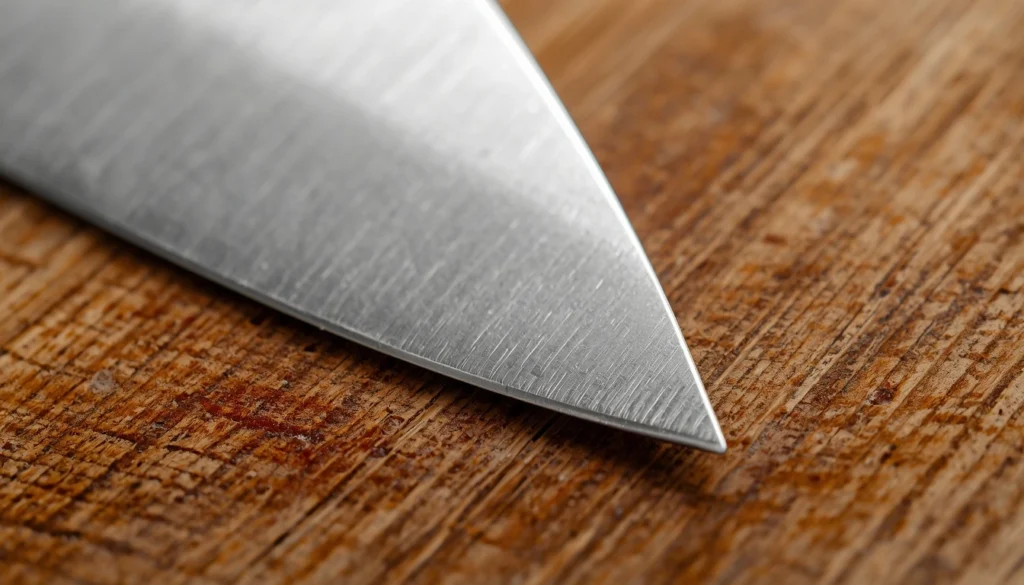 Titanium cutting board causing increased knife edge wear