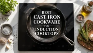 best cast iron cookware for induction cooktops buying guide header banner